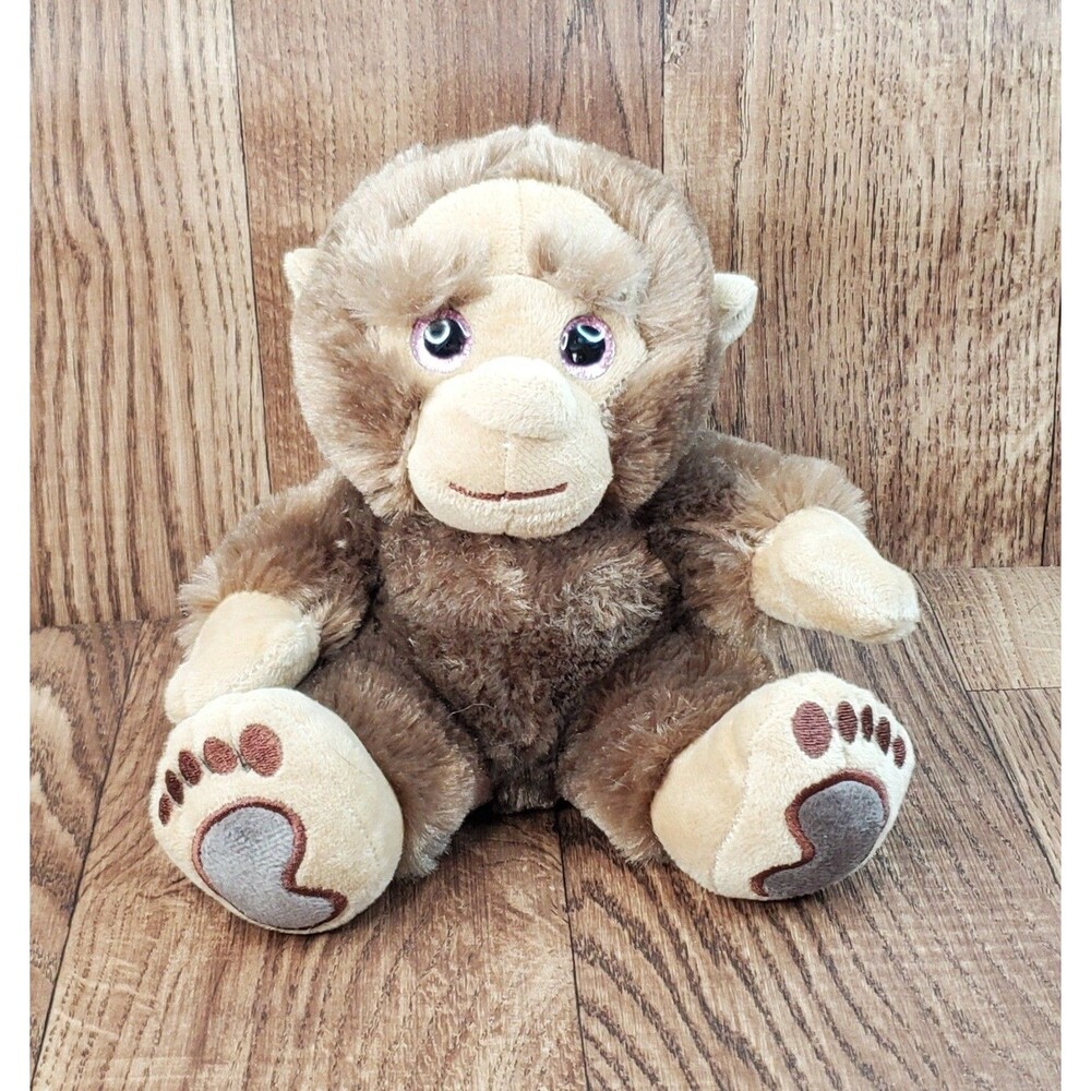 Monkey Gorilla 8" Plush Primate Toy Ron Banafato RBI